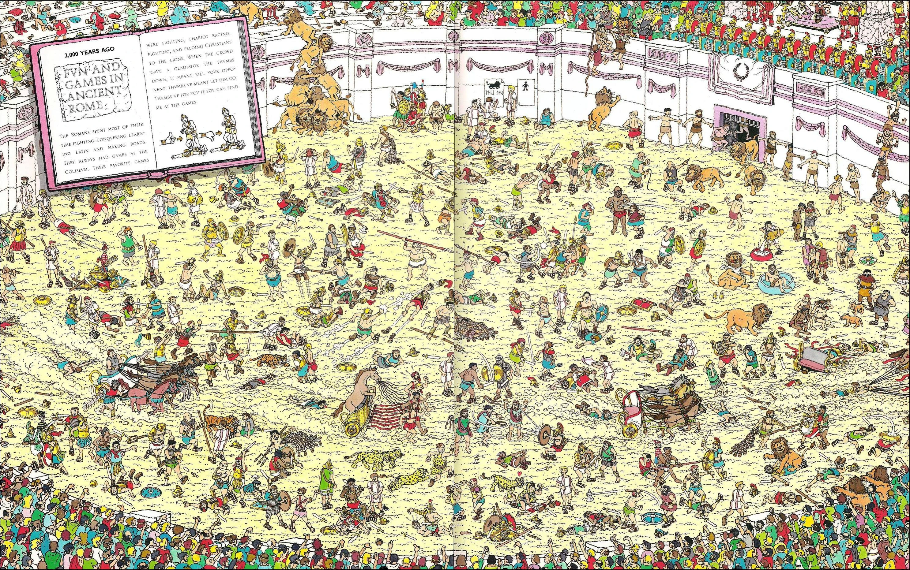 Where's Waldo Level 10 - Gladiator Arena