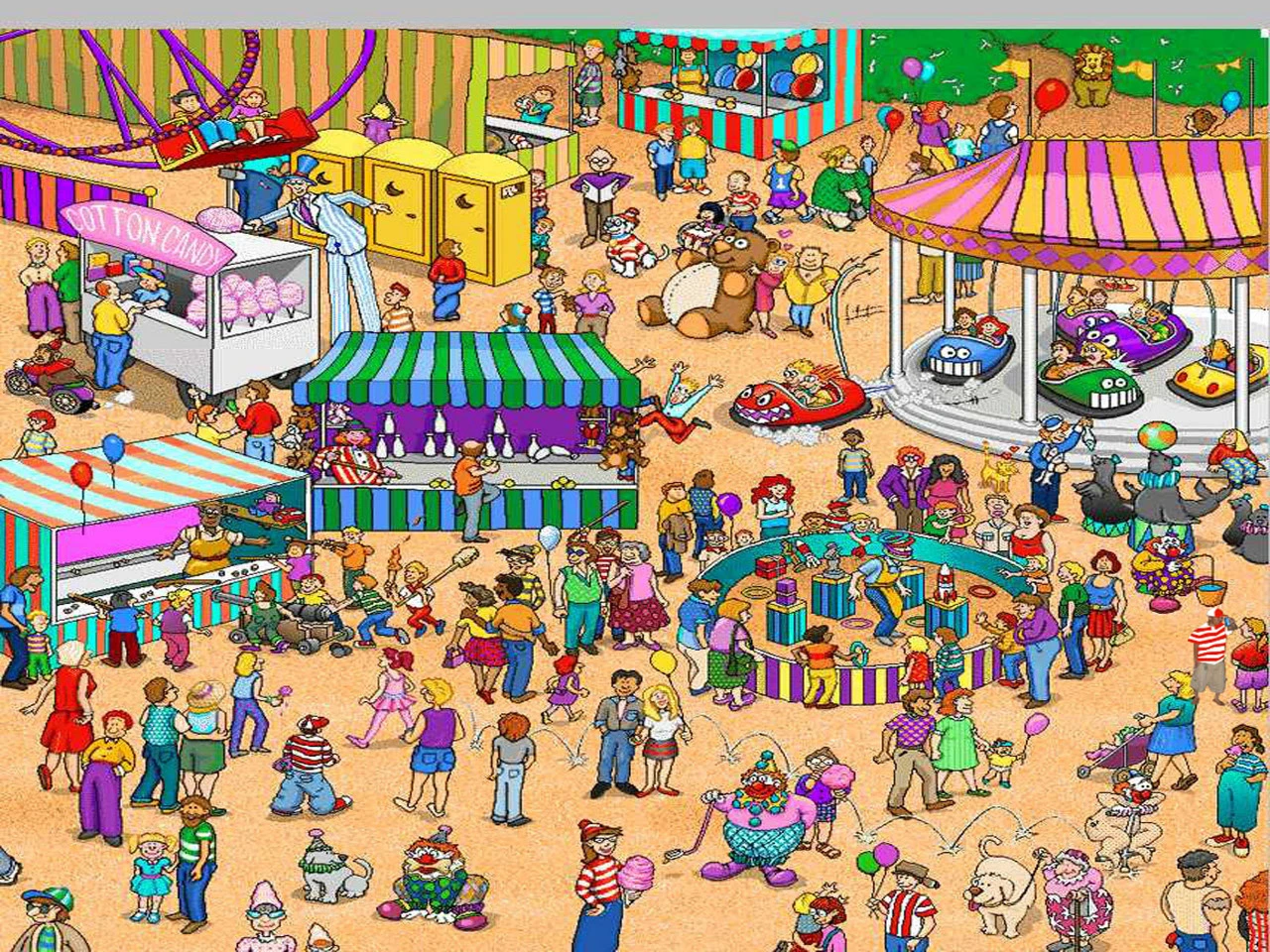 Where's Waldo Level 2 - Funfair Frenzy