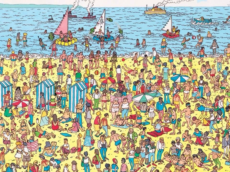 Where's Waldo Level 3 - Busy Beach Day
