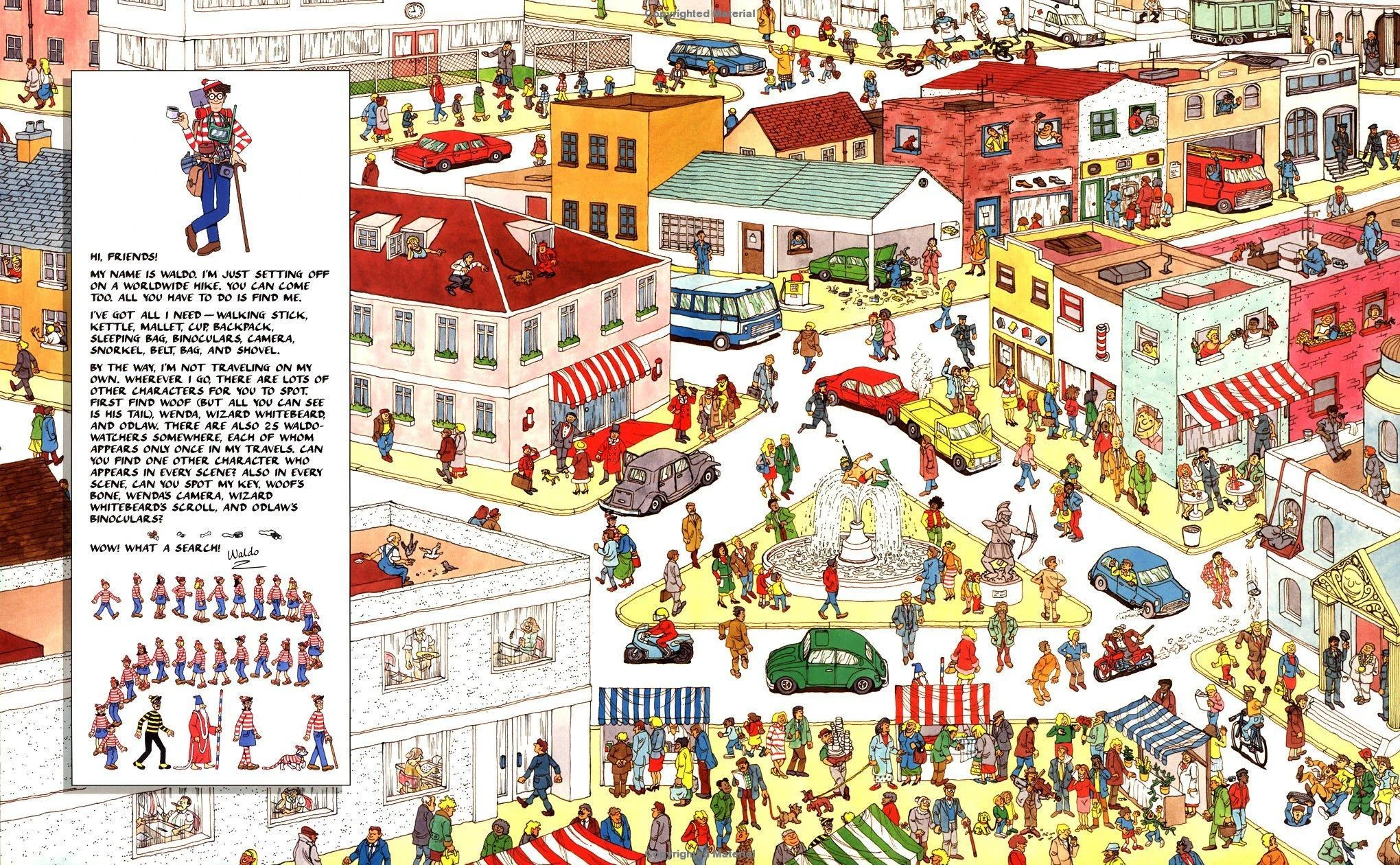 Where's Waldo Level 4 - City Center Chaos